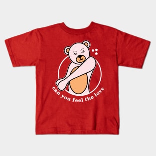 Valentines day bear Kids T-Shirt